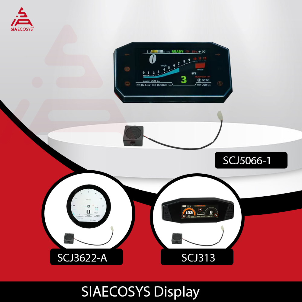 Kelly Kls7230S Controller - SiAECOSYS Elektrikli Motosiklet Hız Göstergesi SCJ5066-1